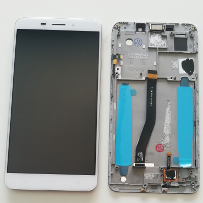 Screen-Glas LCD-Display + FRAME für Asus Zenfone 3 Laser ZC551KL Z01BS Weiß