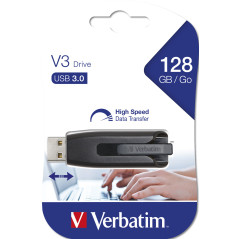 Verbatim V3 - Memoria USB 3.0 128 GB - Nero