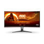 AOC G2 CU34G2XE/BK LED display 86,4 cm (34") 3440 x 1440 Pixel Wide Quad HD LCD Nero, Rosso