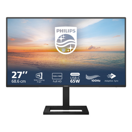 Philips Serie 1000 27E1N1300AE 00 LED display 68,6 cm (27") 1920 x 1080 Pixel Full HD LCD Nero