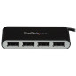 StarTech.com Hub USB 2.0 portatile a 4 porte con cavo integrato - Perno e Concentratore USB compatto - Mini Hub USB2.0