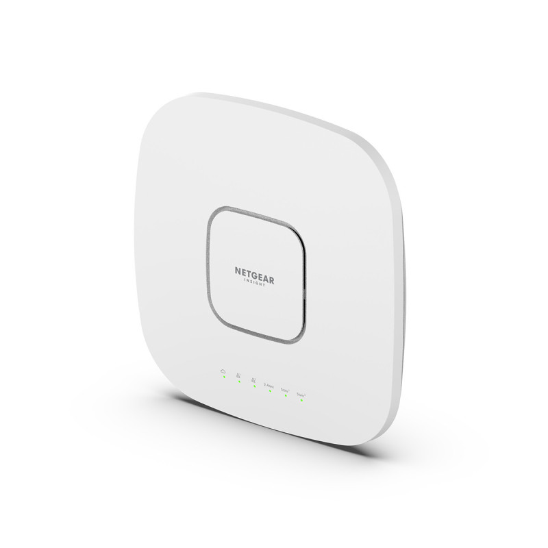 NETGEAR Insight Cloud Managed WiFi 6 AX6000 Tri-band Multi-Gig Access Point (WAX630) 6000 Mbit/s Bianco Supporto Power over