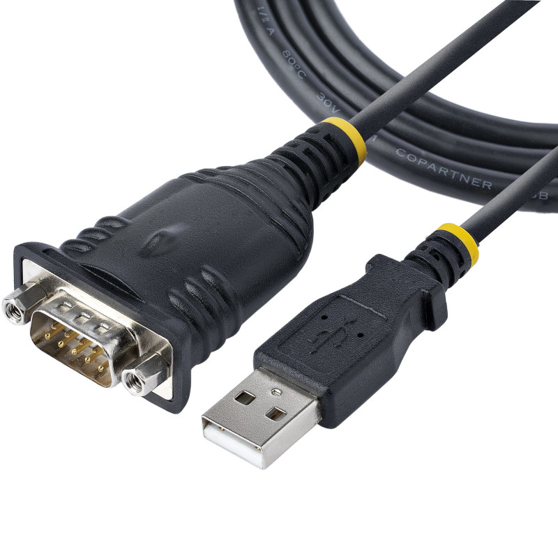 StarTech.com Cavo Adattatore USB a Seriale 1 m - Convertitore da USB a Seriale con Porta COM, Cavo USB Seriale RS232/DB9