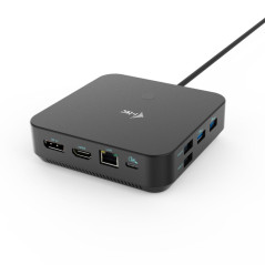 i-tec USB-C HDMI Dual DP Docking Station with Power Delivery 100 W + Universal Charger 100 W