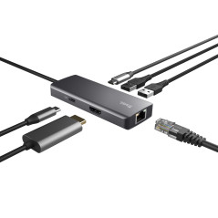 Trust Dalyx USB tipo-C 1000 Mbit s Argento