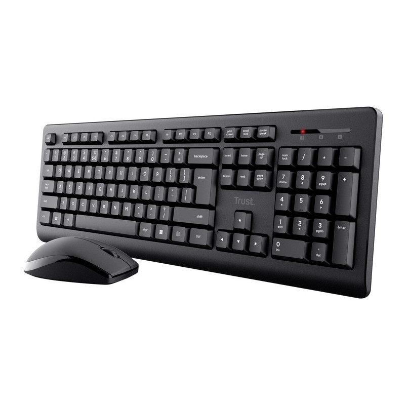 Trust Primo tastiera Mouse incluso Ufficio RF Wireless QWERTY Italiano Nero