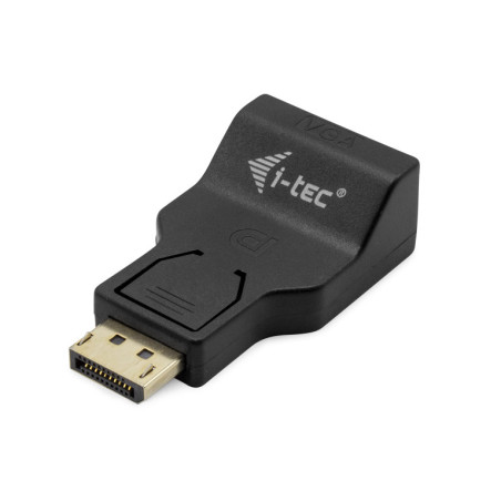 i-tec DP2VGAADA adattatore per inversione del genere dei cavi DisplayPort VGA Nero