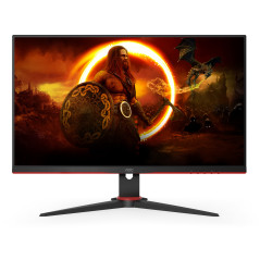 AOC G2 24G2ZE BK LED display 60,5 cm (23.8") 1920 x 1080 Pixel Full HD Nero, Rosso