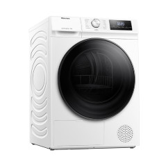 Hisense DHQA902U asciugatrice Libera installazione Caricamento frontale 9 kg A++ Bianco