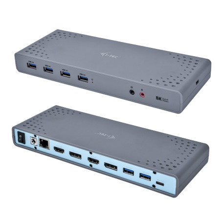 i-tec USB 3.0 / USB-C / Thunderbolt 3 Dual Display Docking Station