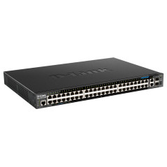 D-Link DGS-1520-52MP switch di rete Gestito L3 Gigabit Ethernet (10 100 1000) Supporto Power over Ethernet (PoE) 1U Nero