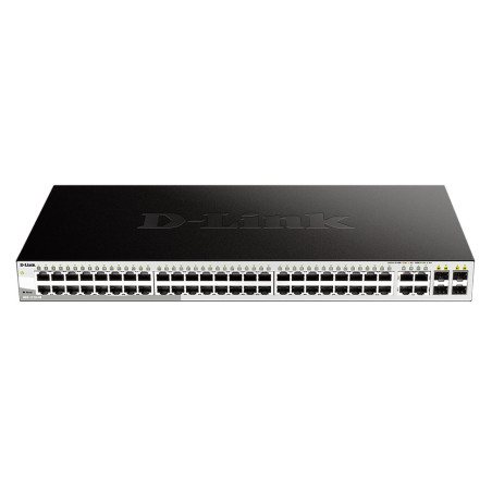 D-Link DGS-1210-48 switch di rete Gestito L2 Gigabit Ethernet (10/100/1000) 1U Nero