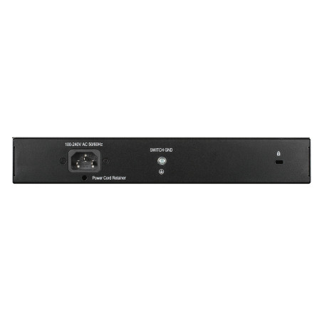 D-Link DGS-1008MP switch di rete Non gestito Gigabit Ethernet (10/100/1000) Supporto Power over Ethernet (PoE) 1U Nero