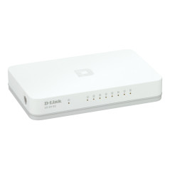 D-Link GO-SW-8G E switch di rete Non gestito Gigabit Ethernet (10 100 1000) Bianco