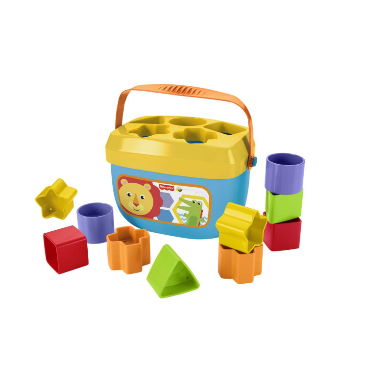 Fisher-Price Blocchi Assortiti, Giocattolo Impilabile per Bambini 6+ Mesi