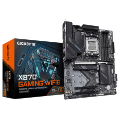 GIGABYTE X870 GAMING WIFI6 Scheda Madre - Supporta CPU AMD Ryzen 9000, 8+2+2 fasi VRM, fino a 8000MHz DDR5 (OC), 1xPCIe 5.0 +