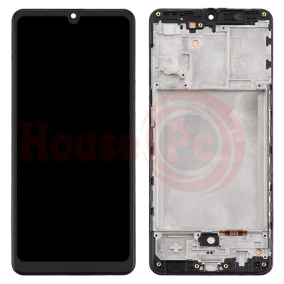 TFT Lcd Display + Touch Screen + Frame for Samsung Galaxy A31 SM-A315 black