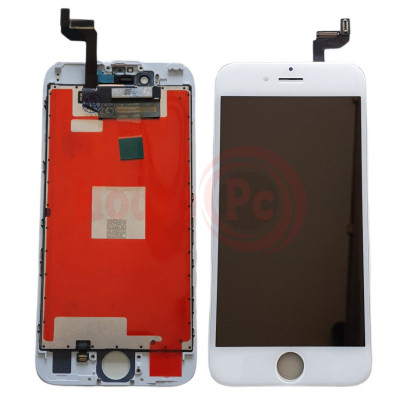 Display Lcd pari originale + Touch Screen + Frame per Apple Iphone 6S bianco