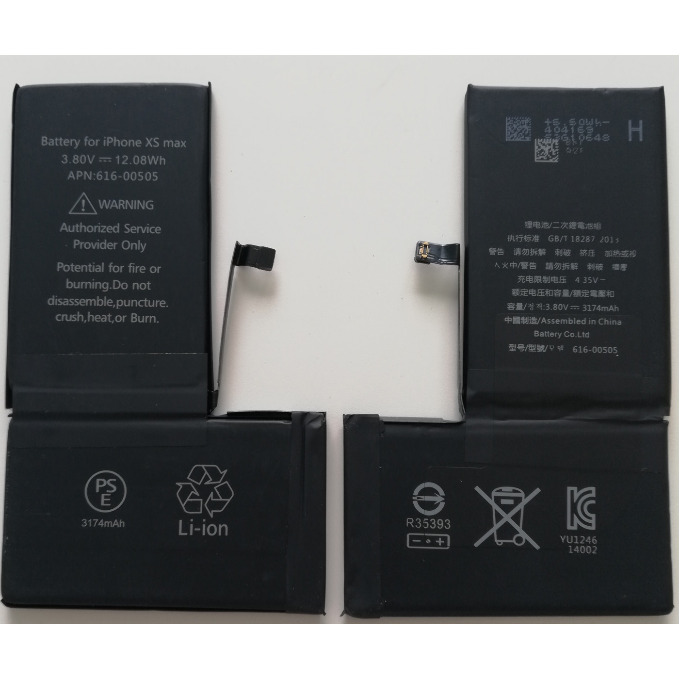Batterie de remplacement pour Apple Iphone XS MAX 3174 Mah