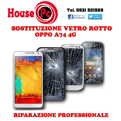 Sostituzione Riparazione Vetro Display Lcd OPPO A74 4G CPH2219