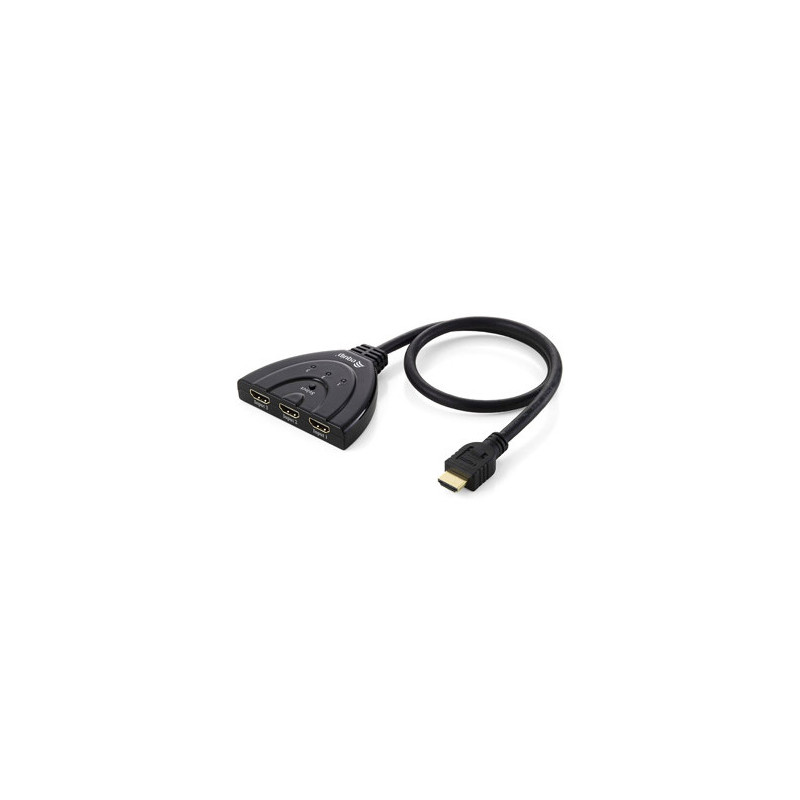 Equip 332703 switch per keyboard-video-mouse (kvm) Nero