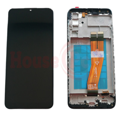 LCD-ANZEIGERAHMEN SAMSUNG GALAXY A03S SM-A037G TOUCHSCREEN SCHWARZES GLAS