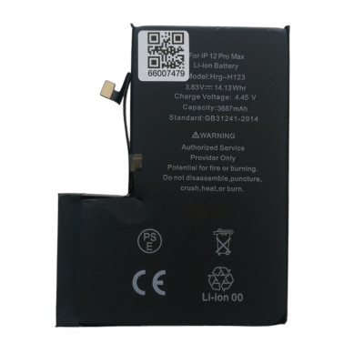 High Quality Replacement Battery For Apple Iphone 12 PRO MAX 3687 Mah