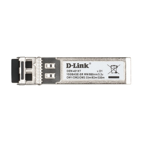 D-Link DEM-431XT modulo del ricetrasmettitore di rete Fibra ottica 10000 Mbit/s SFP+ 850 nm