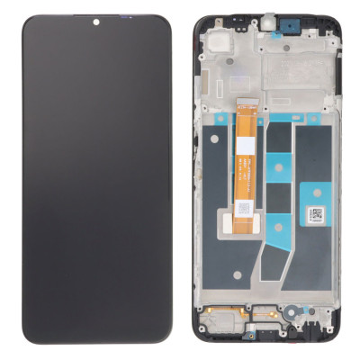 DISPLAY LCD PER OPPO A54S CPH2273 FRAME TOUCH SCREEN VETRO NERO