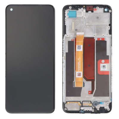 ÉCRAN LCD POUR OPPO A74 5G CPH2197 CADRE ÉCRAN TACTILE VERRE NOIR