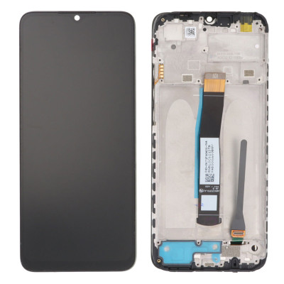 PANTALLA LCD PARA XIAOMI REDMI 10C 220333QAG 220333QBi 220333QNY MARCO PANTALLA TÁCTIL CRISTAL NEGRO