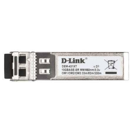 D-Link DEM-431XT modulo del ricetrasmettitore di rete Fibra ottica 10000 Mbit/s SFP+