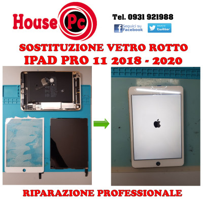 Sostituzione Riparazione Vetro Display Lcd IPAD PRO 11 2018 - 2020