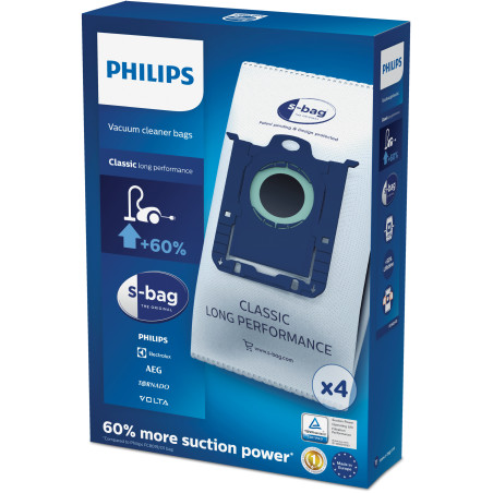 Philips s-bag Sacchetti per aspirapolvere FC8021/03