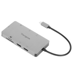 Targus DOCK423EU replicatore di porte e docking station per laptop Cablato USB 3.2 Gen 1 (3.1 Gen 1) Type-C Argento