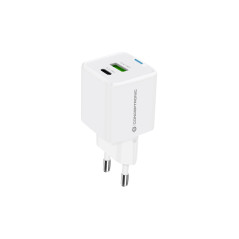 Conceptronic ALTHEA16W Caricabatterie per dispositivi mobili Universale Bianco AC Ricarica rapida Interno